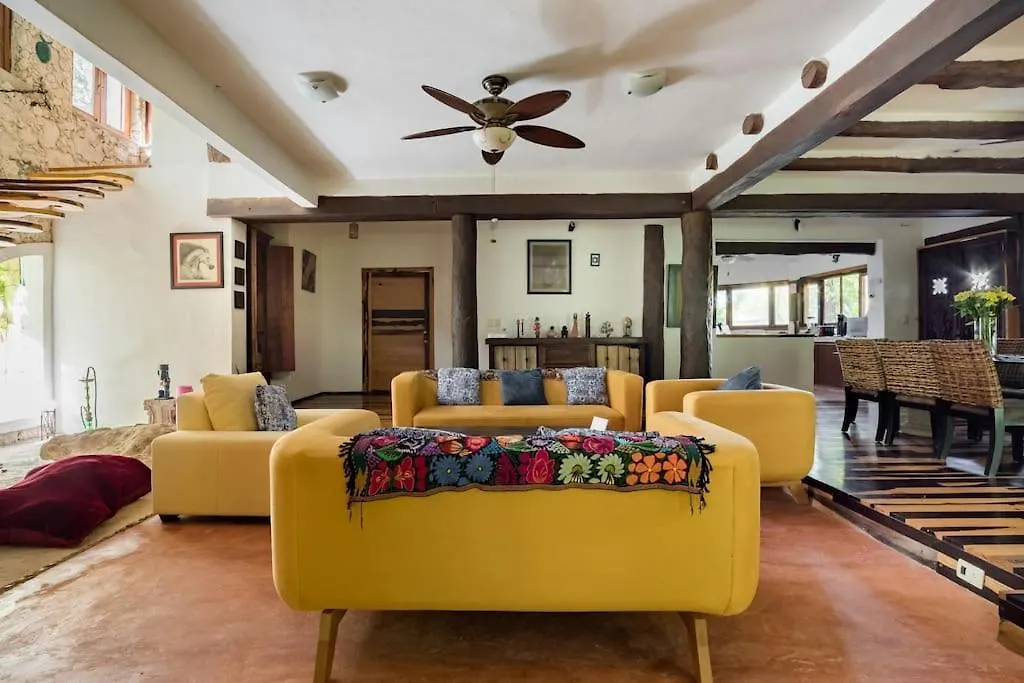 Hermosa Villa Con Espacios De Naturaleza Y Yoga Puerto Morelos