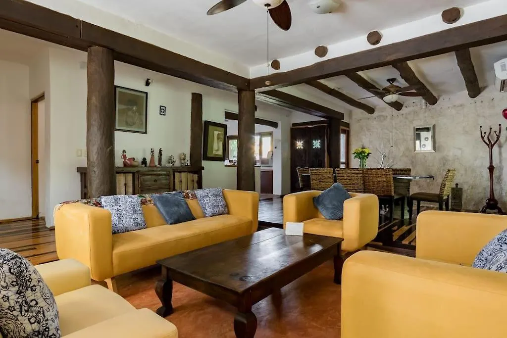 Hermosa Villa Con Espacios De Naturaleza Y Yoga Puerto Morelos Mexico